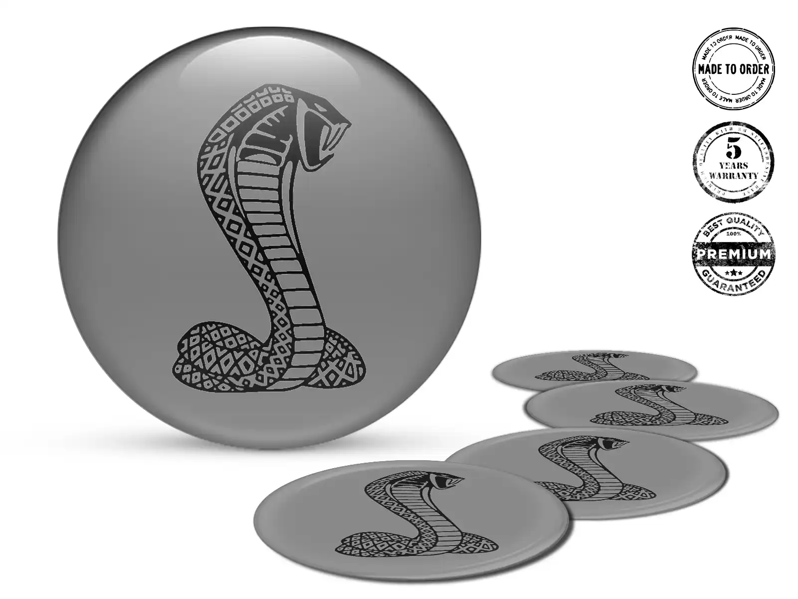 Shelby Radfelgendekoration Premium Gewölbte Ausgabe